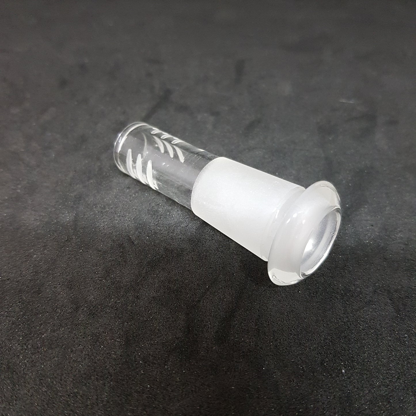 Glazen downstem-diffusor - 18 mm buitenzijde 14 mm binnenverbinding 30 mm