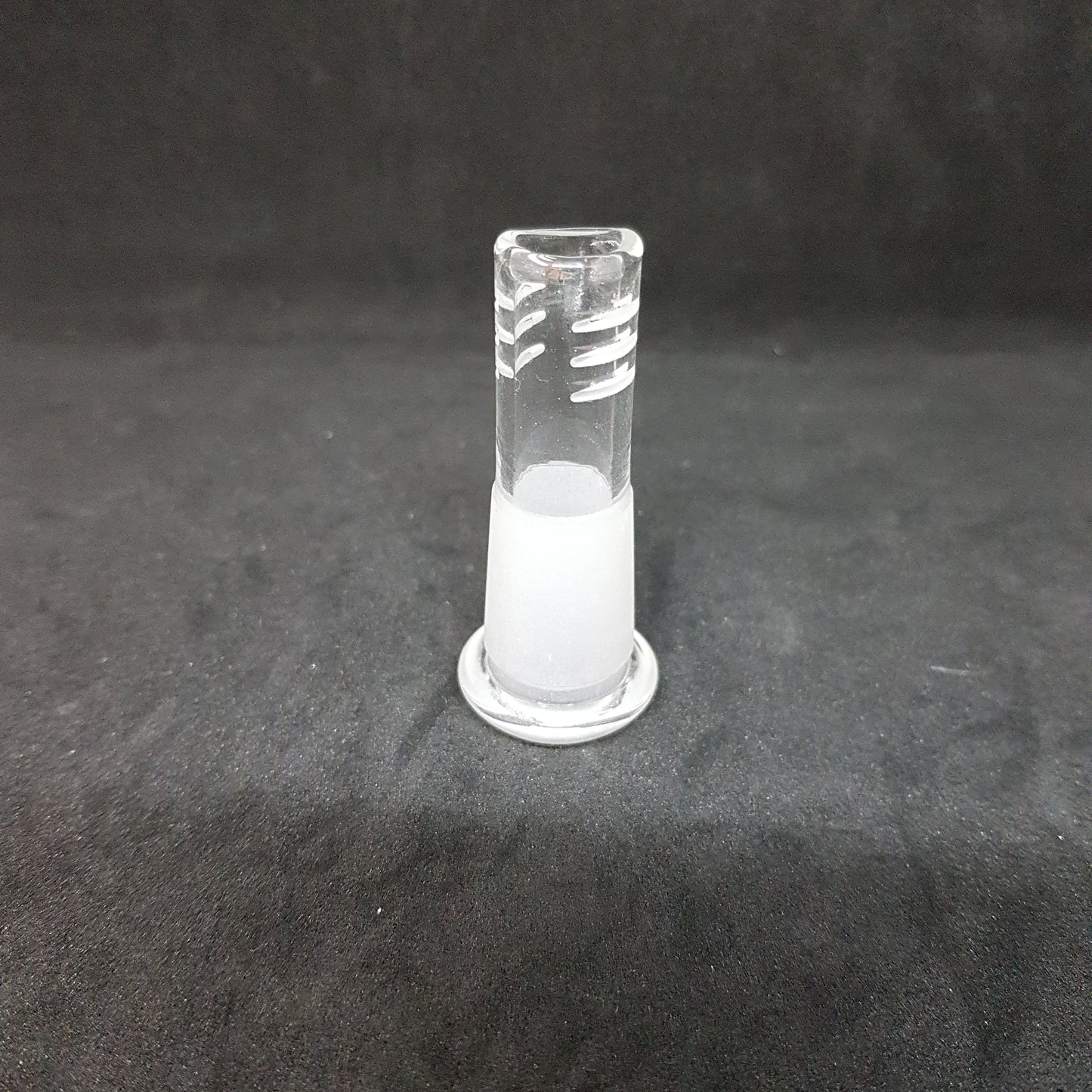 Glazen downstem-diffusor - 18 mm buitenzijde 14 mm binnenverbinding 30 mm