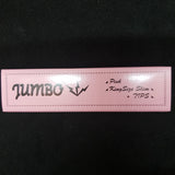 Jumbo Pink Rolling Papers - Kingsize Slim with Tips