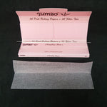 Jumbo Pink Rolling Papers - Kingsize Slim with Tips