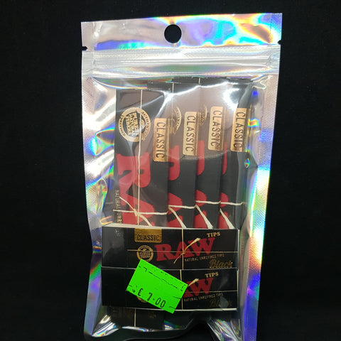 RAW Black Skin Pack - Kingsize Slim + Tips