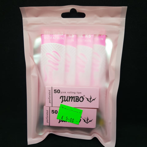 €5 Skin Pack - Pink Kingsize Slim + Tips