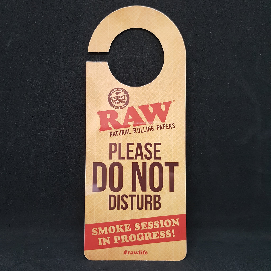 RAW - Do Not Disturb - Door Handle Hanger Sign – R420 Supplies