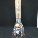 Smokin Gorilla -  Beaker Style Glass Bong 25cm