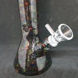 Mexican Skulls -  Beaker Style Glass Bong 26cm
