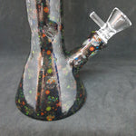 Mexican Skulls -  Beaker Style Glass Bong 26cm