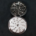 Black Chrome Metal Grinder - 60mm - 4 Part