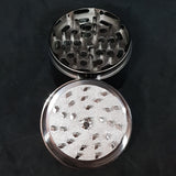 Black Chrome Metal Grinder - 60mm - 4 Part