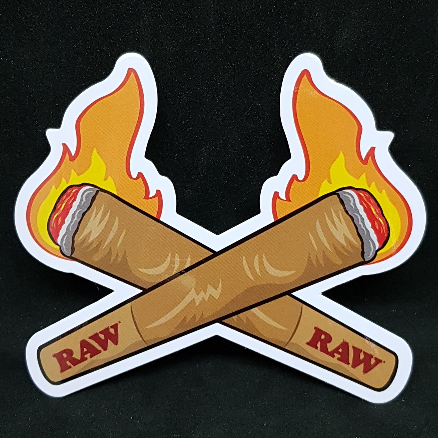 RAW Sticker Style 2  - Crossing Cones