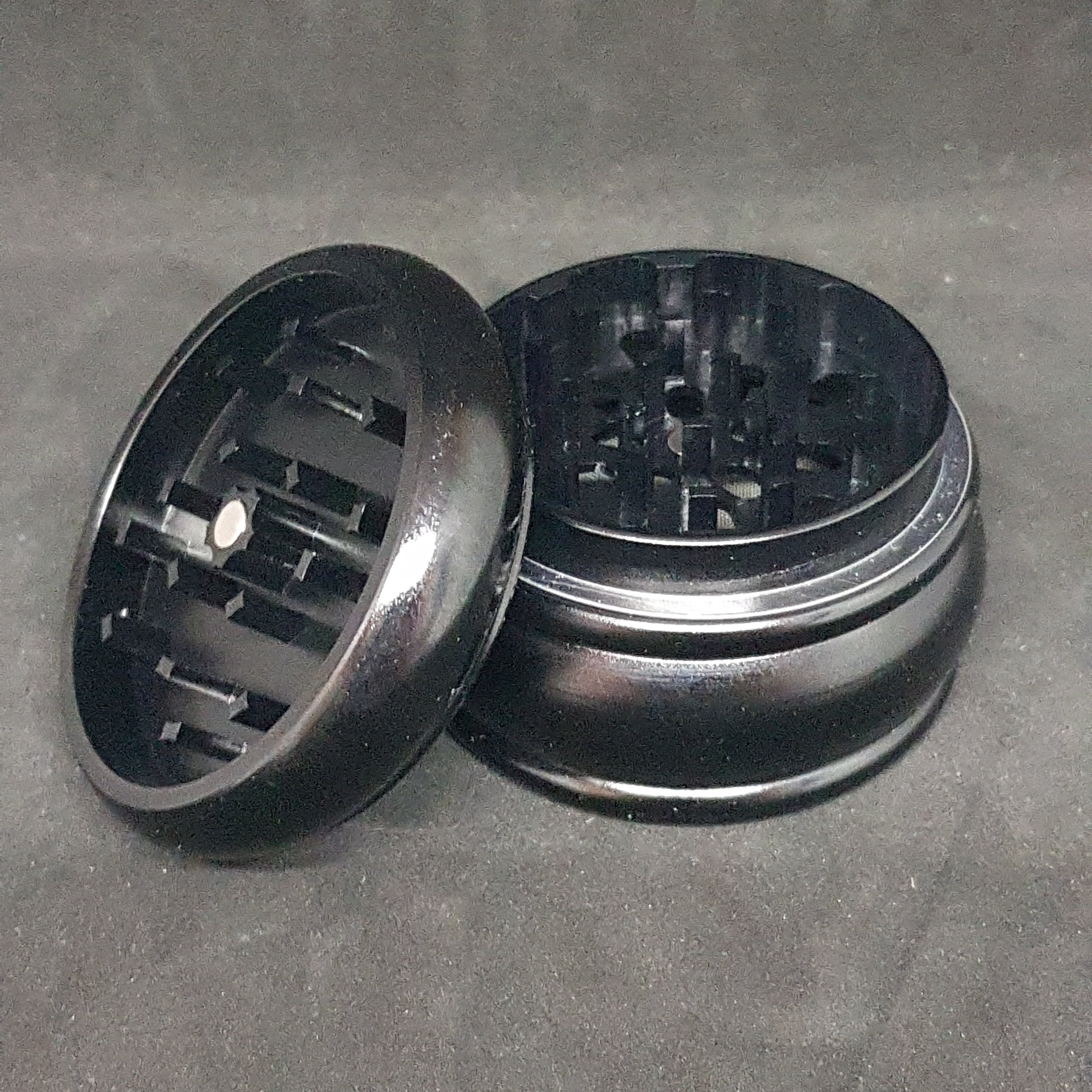Fat Buddy Aluminium Grinder - Black - 55mm - 4 Part