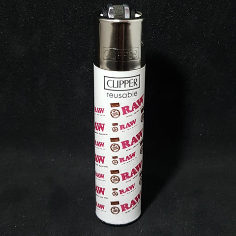 Clipper Lighter - White with RAW Logos