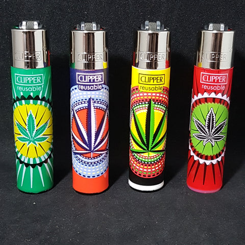 Clipper Lighter - Weed Circles