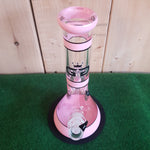 Grace Glass - Pearl Series Pink Bong - H: 30cm