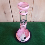 Grace Glass - Pearl Series Pink Bong - H: 30cm