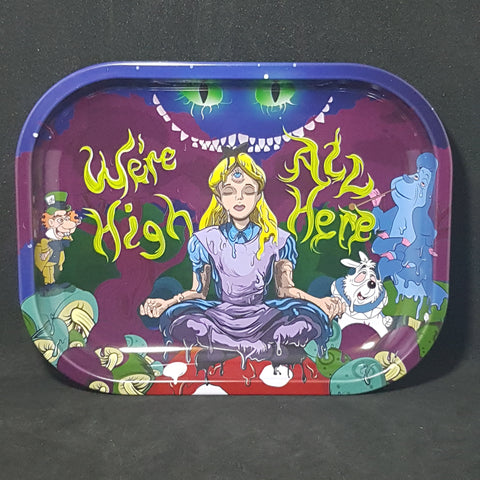 Alice in Wonderland - Mini Metal Rolling Tray