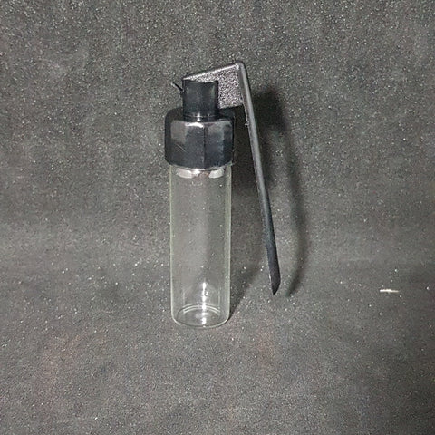 Small Glass Vial with Screw Cap and Spoon