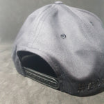 RAW Flat Snapback Poker Cap - Black on Black