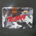 RAW Metal Rolling Tray - Urban Camo - Mini