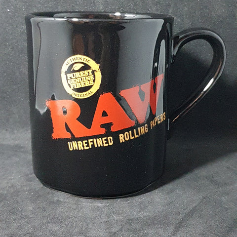 RAW Black Ceramic Coffee Mug