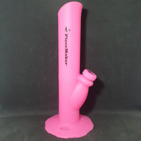 PieceMaker Kermit Pink Glow Silicone Bong - 27cm (Ø48mm)