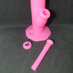 PieceMaker Kermit Pink Glow Silicone Bong - 27cm (Ø48mm)