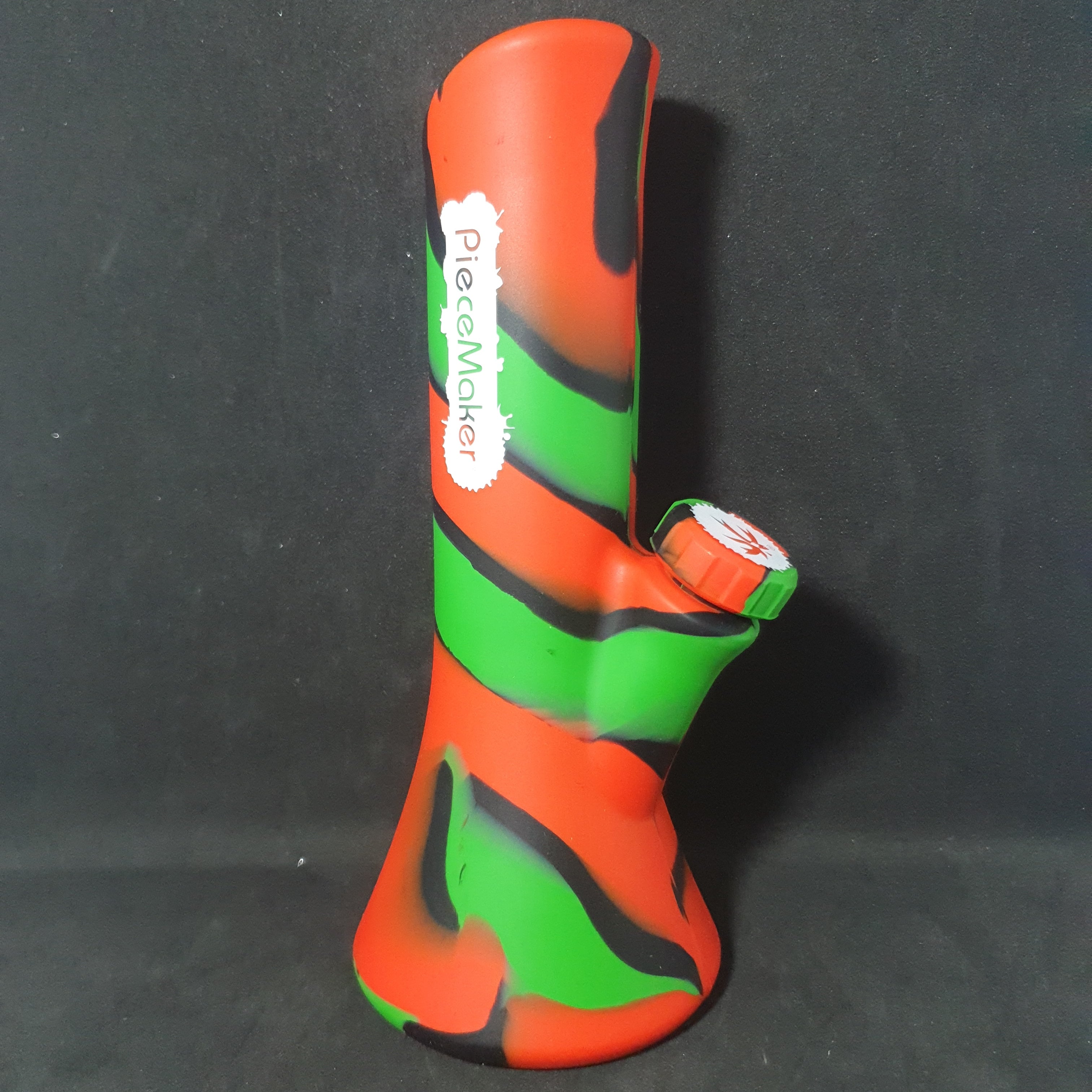 PieceMaker Kali Kwest Swirl Silicone Bong - 21cm (Ø45mm)