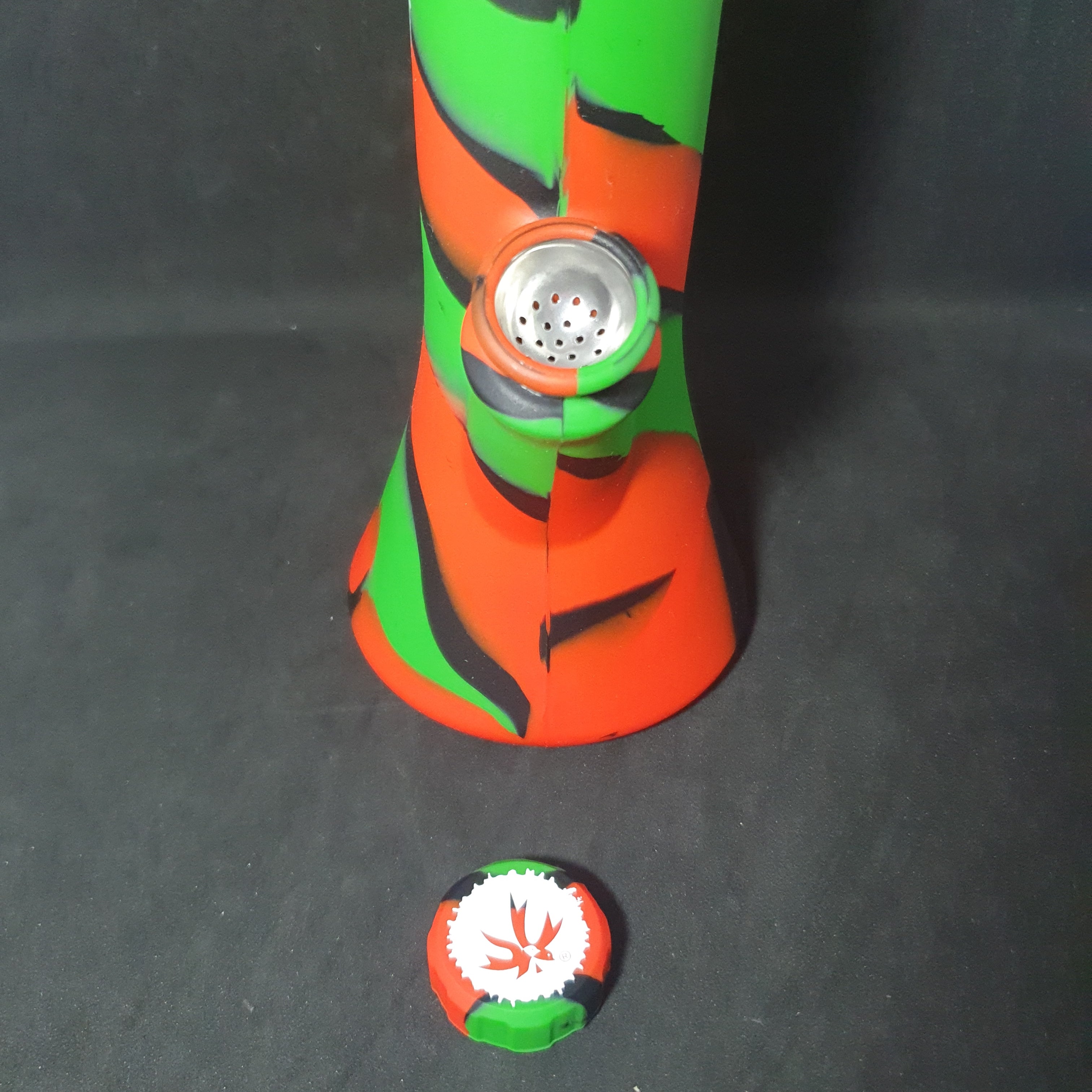 PieceMaker Kali Kwest Swirl Silicone Bong - 21cm (Ø45mm)