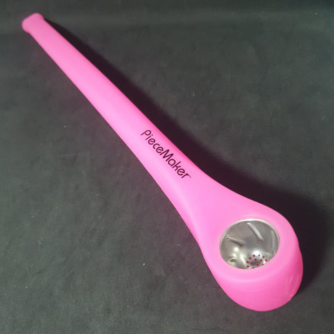 PieceMaker Konjurer Pink Silicone Hand Pipe - 31cm (Ø28mm)