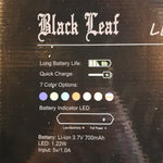 Black Leaf Glow Tray - Black