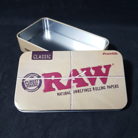 RAW METAL TIN CASE