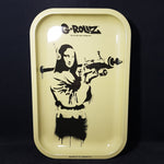 Banksy "Mona Launcher" Metal Rolling Tray - Small