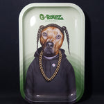 G-Rollz "Rap Dog" Metal Rolling Tray - Small