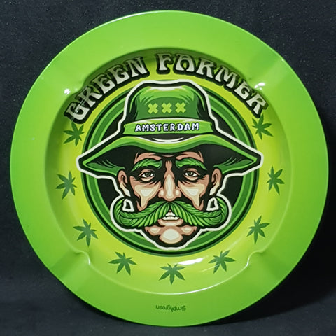 Green Farmer - Metal Ashtray