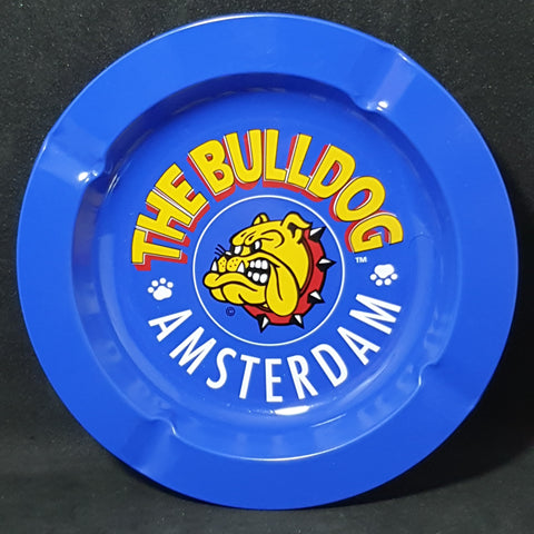 The Bulldog Amsterdam - Metal Ashtray - Blue