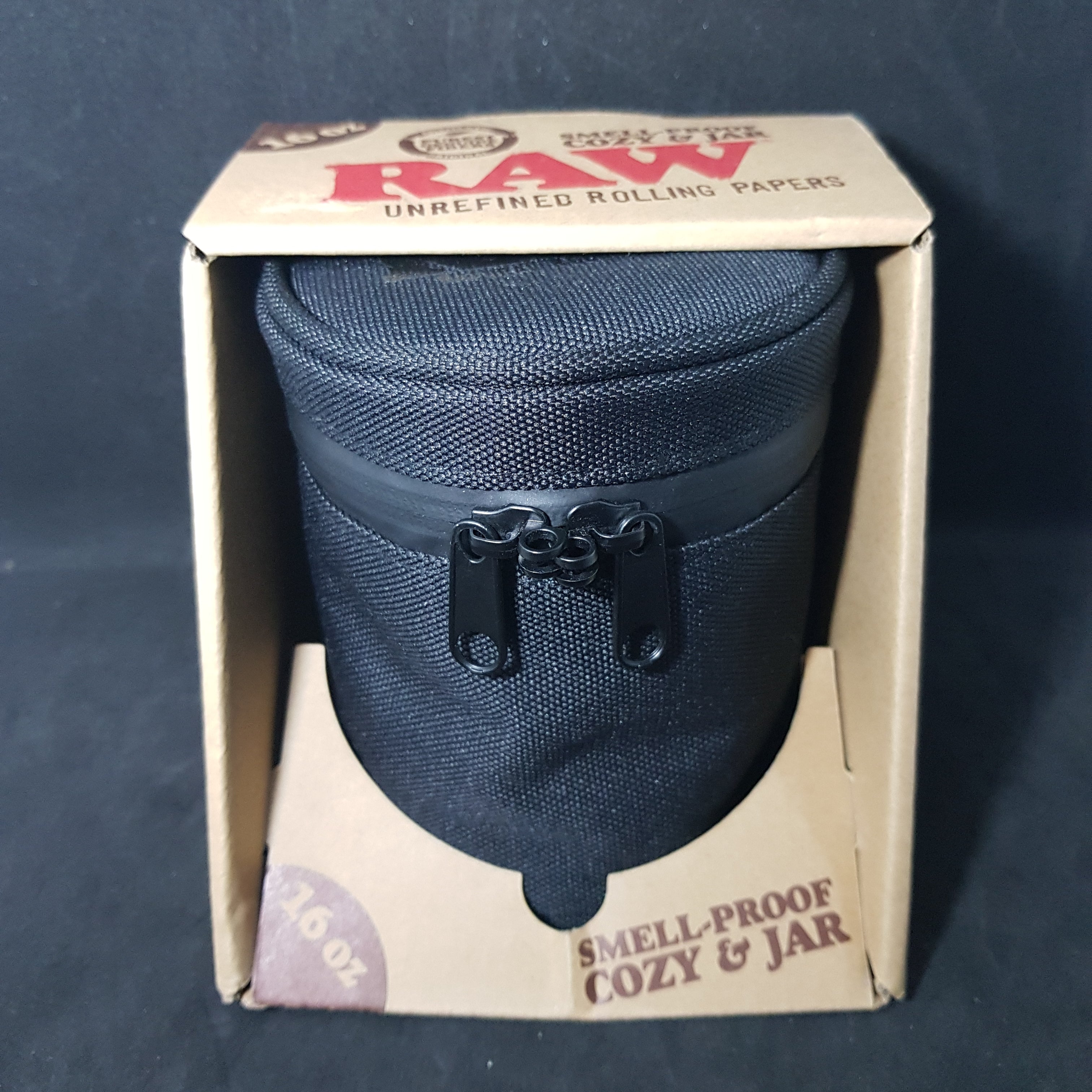 RAW Smell Proof Cosy and Mason Jar - Large 16oz