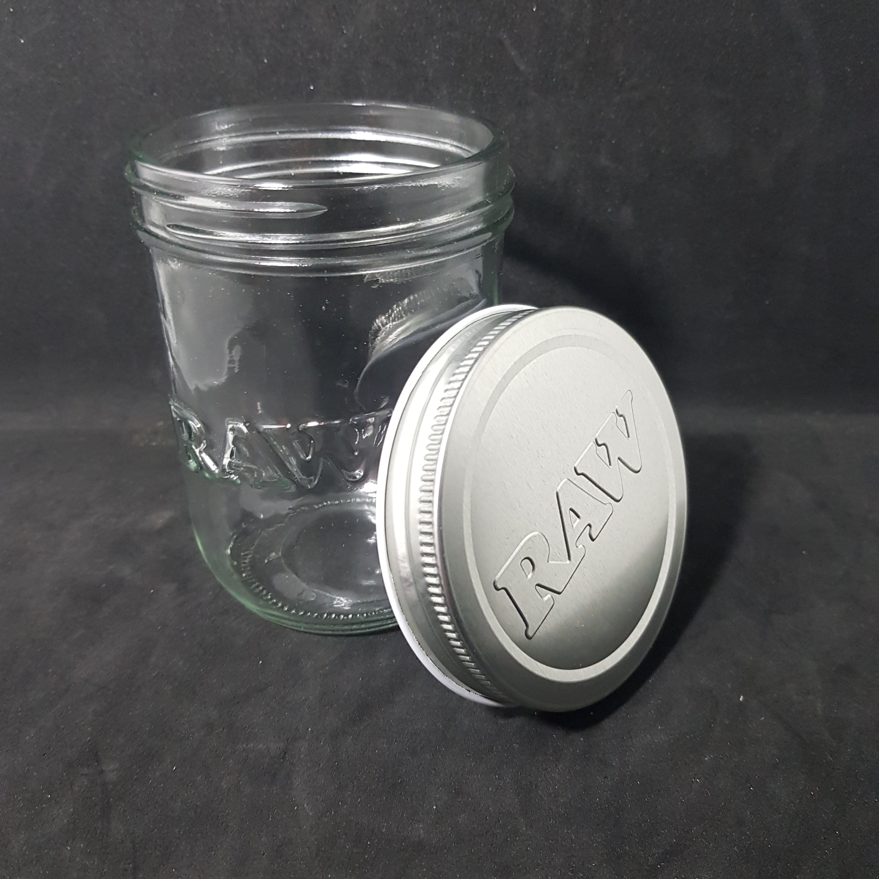 RAW Smell Proof Cosy and Mason Jar - Large 16oz