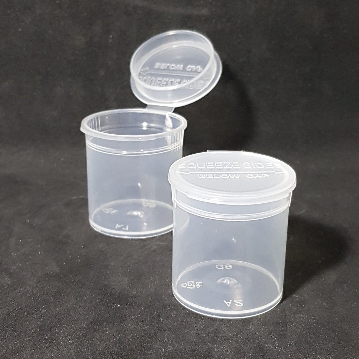 Pop Tube Storage Pop Top Plastic Storage Tub - 6 Dram – R420 Supplies