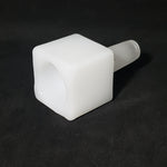 White Cube Glass Bowl - 14mm Male