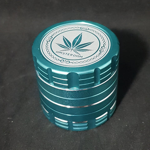 Grace Glass Metal Grinder - 40mm - 4 Part - Green