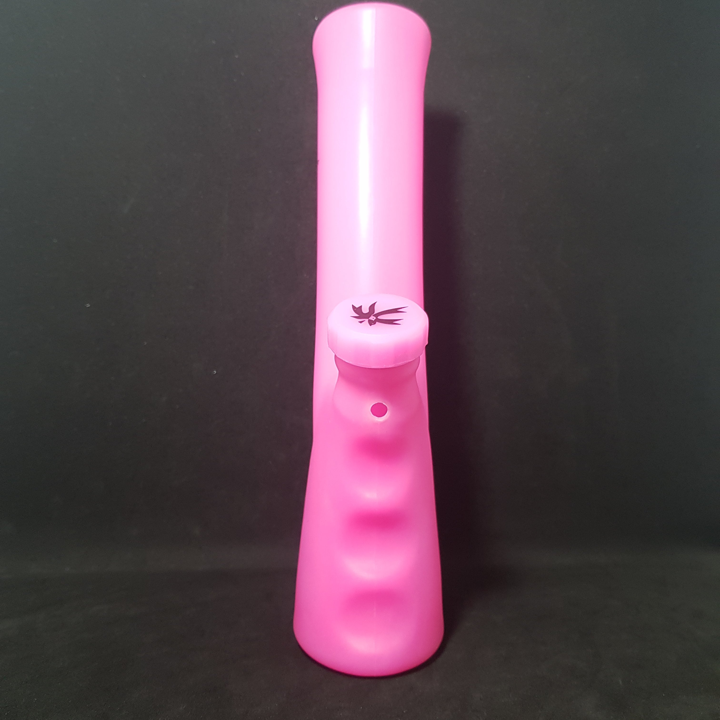 PieceMaker "Kolt" Miss Pinky Glow Silicone Bong - 23cm (Ø40mm)