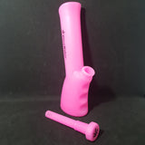 PieceMaker "Kolt" Miss Pinky Glow Silicone Bong - 23cm (Ø40mm)