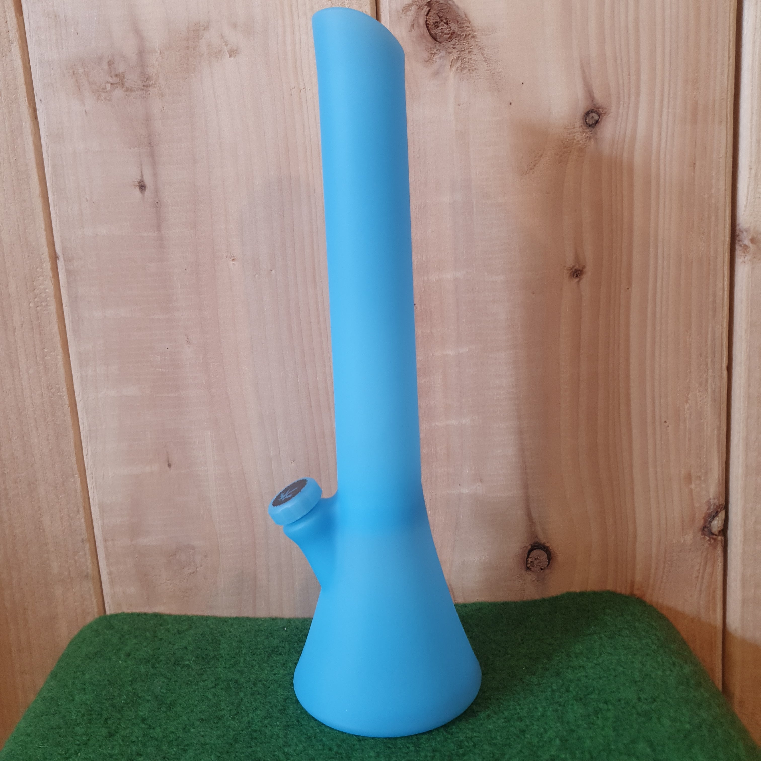 PieceMaker "Kirby" Indy Glow (Blue) Silicone Bong - 37cm (Ø45mm)