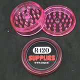 R420 Translucent Plastic 2 Piece Grinder - 60mm