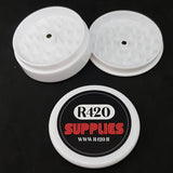R420 White Plastic 2 Piece Grinder - 60mm