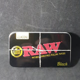 RAW Black Kingsize Smoking Set - Papers, Tips + Metal Tin
