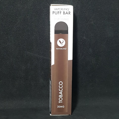 Vaporlinq 20mg - 600 Puffs - Disposable Vape Pen - Tobacco