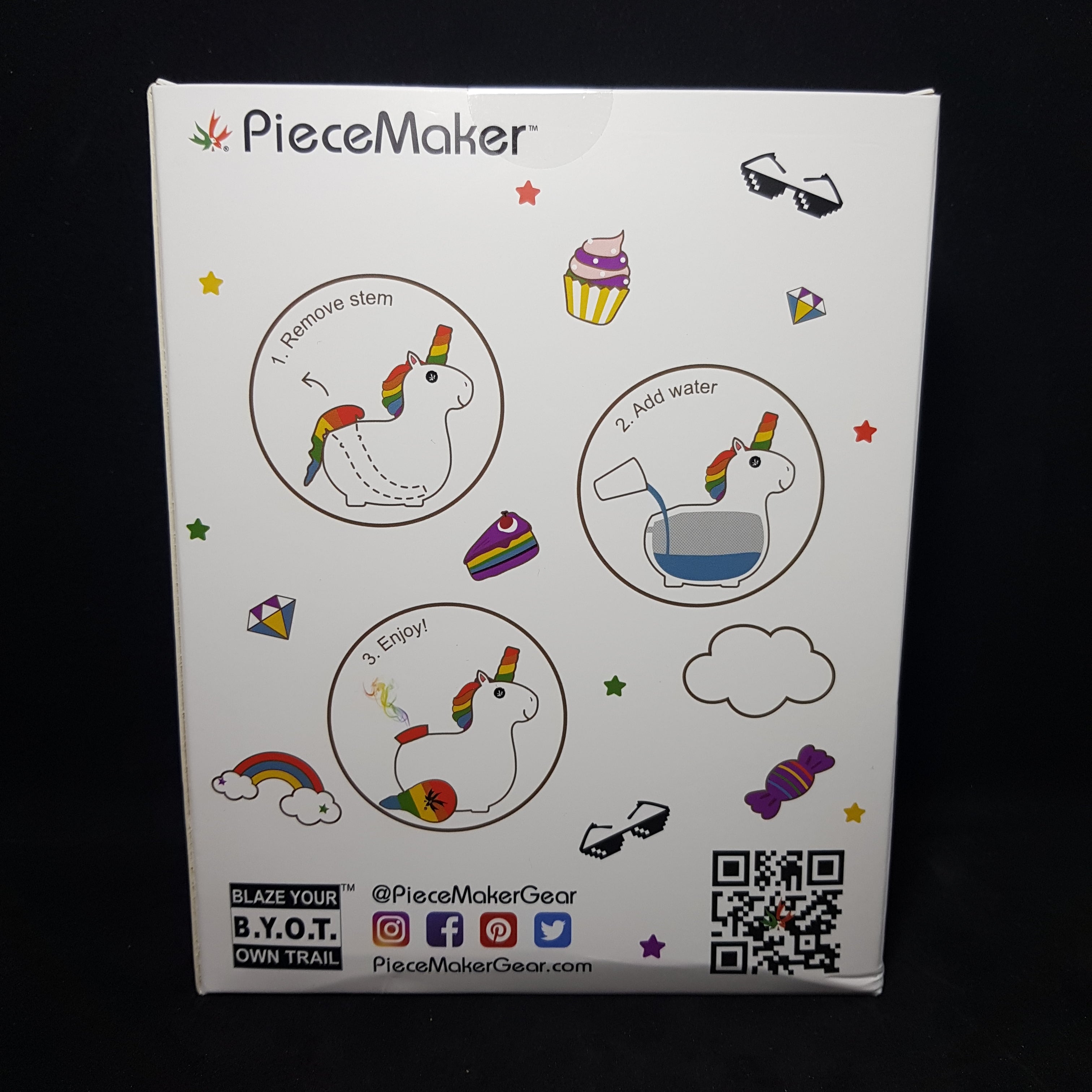 PieceMaker "Unikorn" Silicone Water Pipe