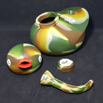 PieceMaker "Kwack" Silicone Water Pipe - Camo