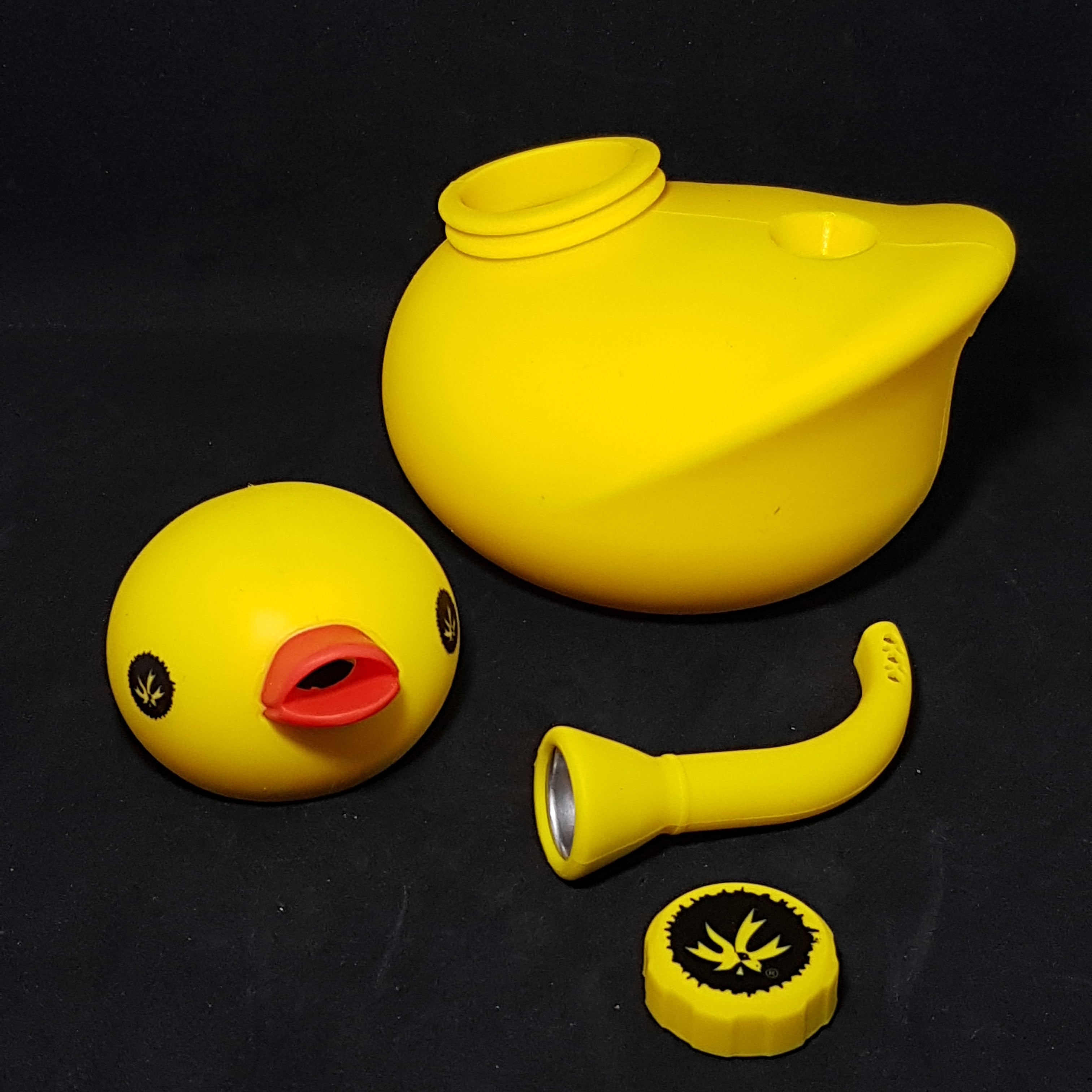 PieceMaker "Kwack" Silicone Water Pipe - Yellow