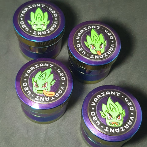 Rainbow Metal Grinder - 40mm - 4 Part - Aliens